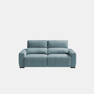 Sofá 3 lugares VALERIA cor azul by Conforama, photo 1