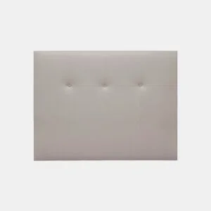 Cabeceira ATHENAS pele sintética marfim 145x120cm da Conforama, fotografia 1