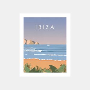 Gravura decorativa IBIZA 50x40cm cor azul by Conforama, photo 1