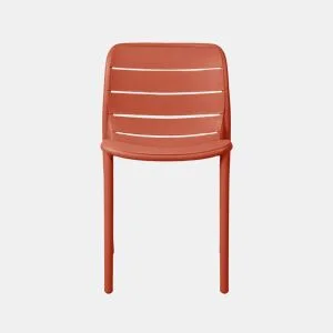 Cadeira de cozinha fixa STRIPE cor terracota by Conforama, photo 1
