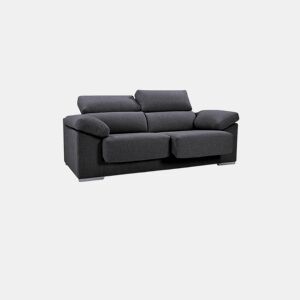 Sofá de 2 lugares NOEMI cor antracite by Conforama, photo 1