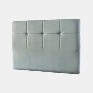 Cabeceira VAN GOGH 160x115x12 cm tecido azul-celeste by Conforama, photo 1