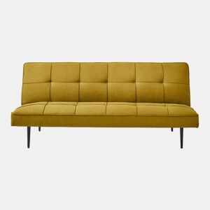 Sofá cama 3 lugares BOWY cor amarelo da Conforama, fotografia 1