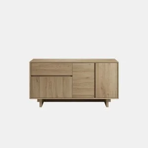 Aparador GARONA 3 portas cor carvalho by Conforama, photo 1