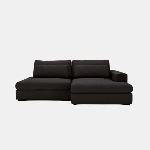 Chaise longue com cama PASSION dereita 3 lugares cinza escuro da Conforama, fotografia 1