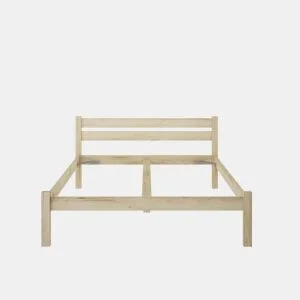 Cama NORDIC 140x190cm madeira maciça polida by Conforama, photo 1