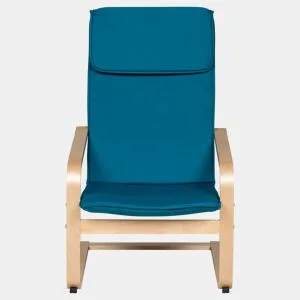 Cadeirão decorativo PAZ cor azul by Conforama, photo 1
