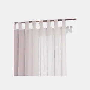 Cortina presilhas CRYSTAL castanha 140x250cm by Conforama, photo 1