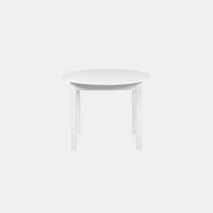 Mesa extensível redonda DORA 100x100cm cor branco da Conforama, fotografia 1