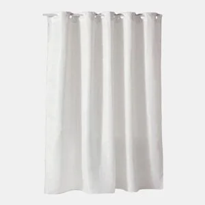 Cortina de banho JACQUARD 180x200cm branco by Conforama, photo 1