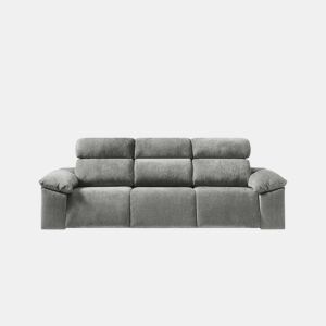 Sofá 4 lugares e 3 assentos relax elétricos ALL cinza claro da Conforama, fotografia 1