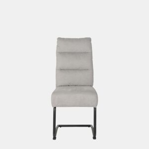 Conjunto de 2 cadeiras de jantar MINA cor cinza claro by Conforama, photo 1