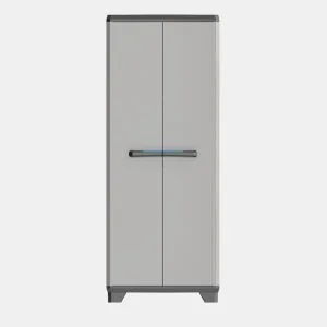 Armário resina multiusos LINEAR 68x173x39cm preto e cinza da Conforama, fotografia 1