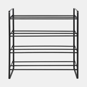 Sapateira metálica PAUL 64x64,5x25cm cor preto by Conforama, photo 1