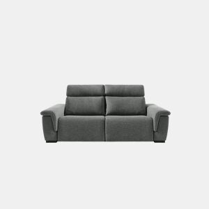 Sofá 3 lugares XL relax elétrico ADRIA II cor cinza escuro by Conforama, photo 1