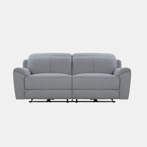 Sofá relax JAXON 3 lugares e 2 assentos relax elétricos cinzento da Conforama, fotografia 1