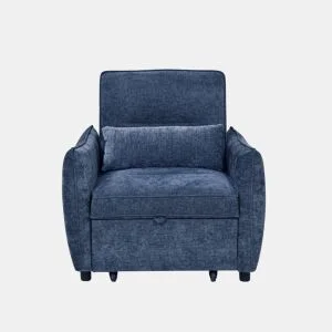 Cadeirão com cama MIKADO cor azul da Conforama, fotografia 1