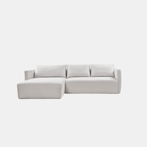 Chaise longue BLOC esquerda 4 lugares bege by Conforama, photo 1