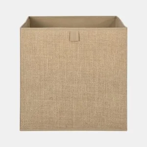 Cesta de arrumação YUTE 31x31x31cm bege da Conforama, fotografia 1