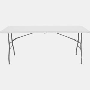 Mesa polivalente CATERING dobrável 180x74cm HDPE branco by Conforama, photo 1