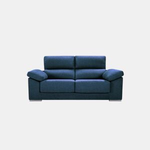 Sofá de 3 lugares NOEMI cor azul escuro by Conforama, photo 1