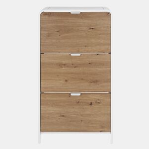 Sapateira NOAK 3 compartimentos 60x117x24cm carvalho by Conforama, photo 1