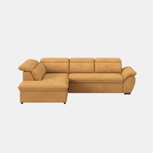 Sofá de canto esquerdo ZOOM com cama L cor mostarda by Conforama, photo 1