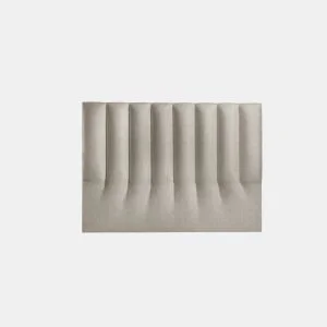 Cabeceira GOYA 160x115x7cm pele de borrego bege by Conforama, photo 1