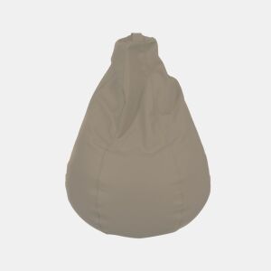 Puff PERA em pele ecológica 85x110cm taupe da Conforama, fotografia 1