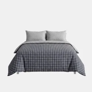 Capa de edredão GALA para cama de 90cm cor cinza da Conforama, fotografia 1