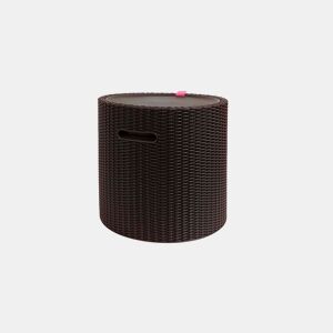 Geladeira de jardim COOL STOOL cor castanho. da Conforama, fotografia 1