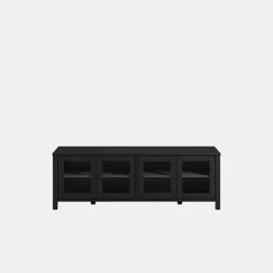 Móvel de TV 4 portas SIRIO 150cm preto by Conforama, photo 1