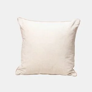 Almofada CORDON poliéster 50x50cm cor branco da Conforama, fotografia 1