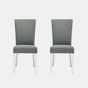 Conjunto de 2 cadeiras de jantar BRIGHTON cor verde da Conforama, fotografia 1