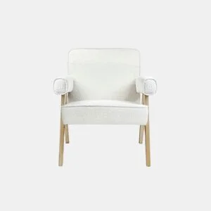 Cadeirão ARTEMISA decorativo branco da Conforama, fotografia 1
