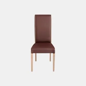 Cadeira de jantar polipele VERONA cor chocolate by Conforama, photo 1