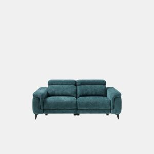 Sofá relax elétrico EOS S 3 lugares cor azul da Conforama, fotografia 1