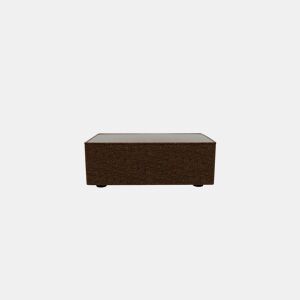 Puff LUGANO em tecido 1 cor castanho by Conforama, photo 1