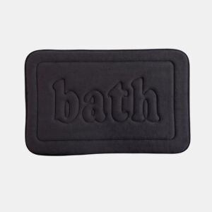 Tapete de banho BATH 40x60cm preto by Conforama, photo 1