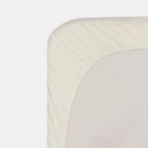 Lençol de baixo SILK em microfibra 135cm cor branca by Conforama, photo 1