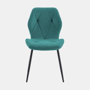 Conjunto de 4 cadeiras LUNA cor turquesa by Conforama, photo 1