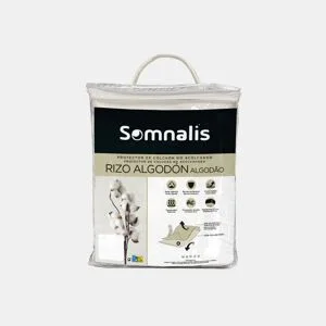 Protetor colchão SOMNALIS RIZO algodão impermeável cama 90 - 100cm by Conforama, photo 1