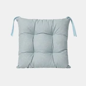 Almofada de algodão para cadeira LISO 40x40cm cor azul da Conforama, fotografia 1