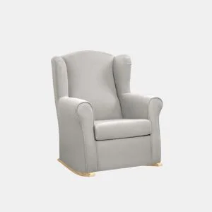 Cadeira de baloiço decorativa DAN cor cinza by Conforama, photo 1