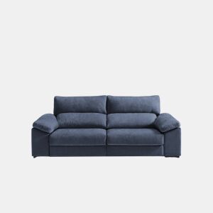 Sofá de 4 lugares XXL HIBA cor azul by Conforama, photo 1
