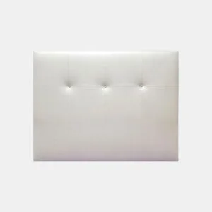 Cabeceira ATHENAS pele sintética branco 145x120cm by Conforama, photo 1