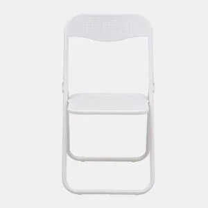 Cadeira de jardim dobrável FOLDY branco da Conforama, fotografia 1