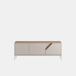 Móvel de TV LILOU 150cm carvalho e creme by Conforama, photo 1