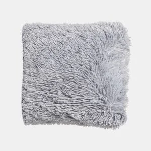 Almofada Shaggy NEW LUXURY 45x45cm cor cinza by Conforama, photo 1