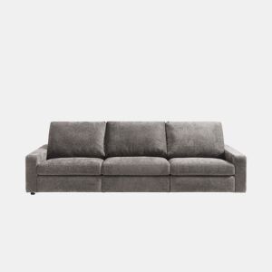 Sofá relax elétrico XL GOPER 4 lugares cor cinza da Conforama, fotografia 1